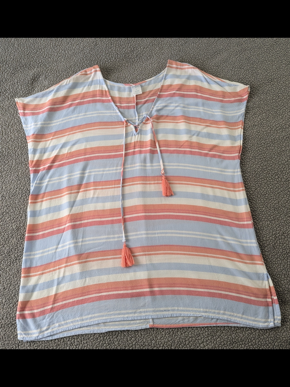 Kona Sol Striped Cover-Up